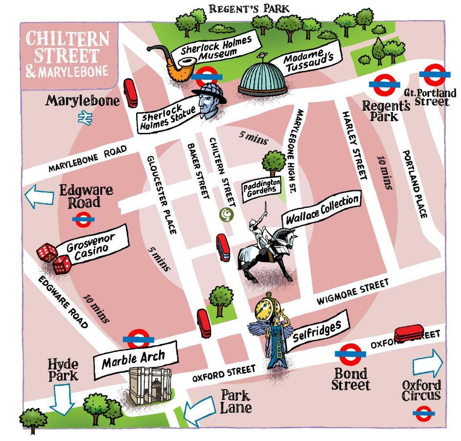 לונדון Chiltern Street Serviced Apartments - Marylebone מראה חיצוני תמונה